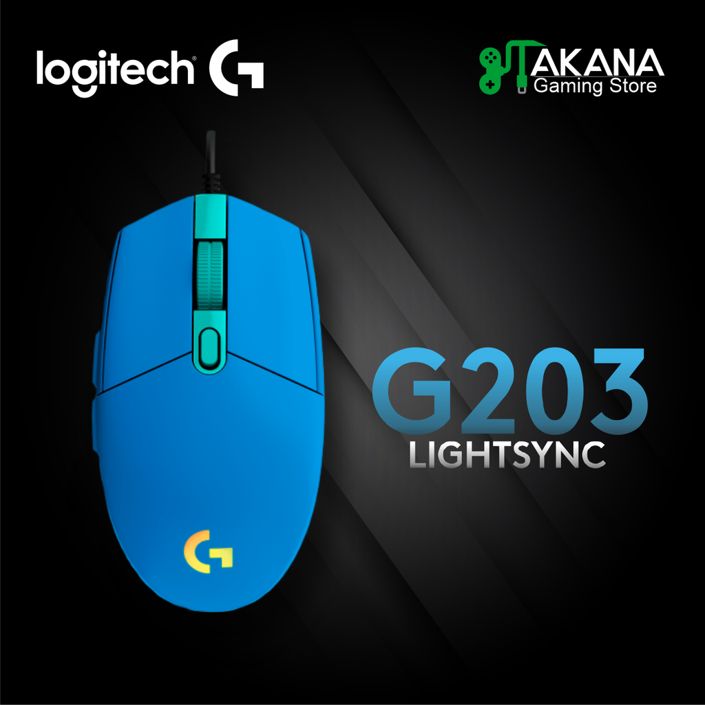 Mouse Logitech G203 Ligthsync Blue