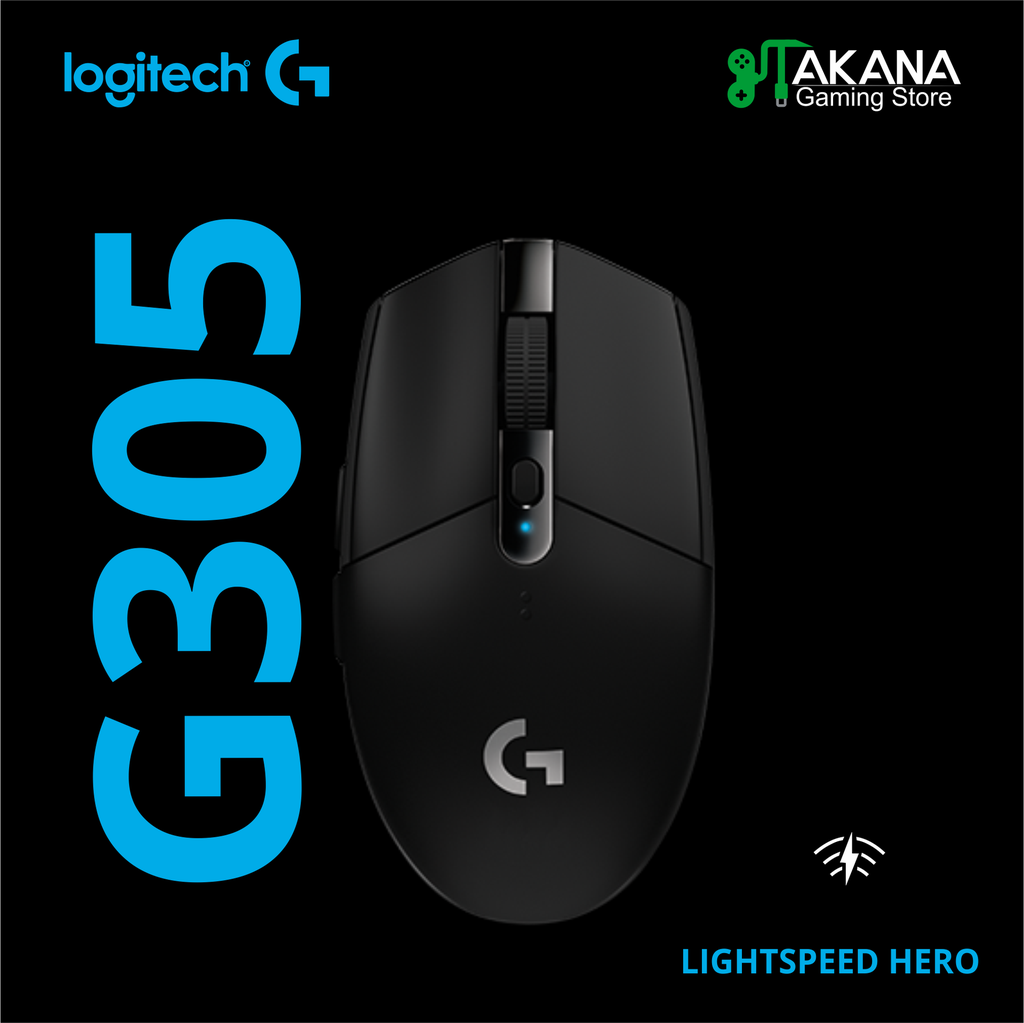 Mouse Logitech G305 LightSpeed Hero Black (PN: 910-005281)