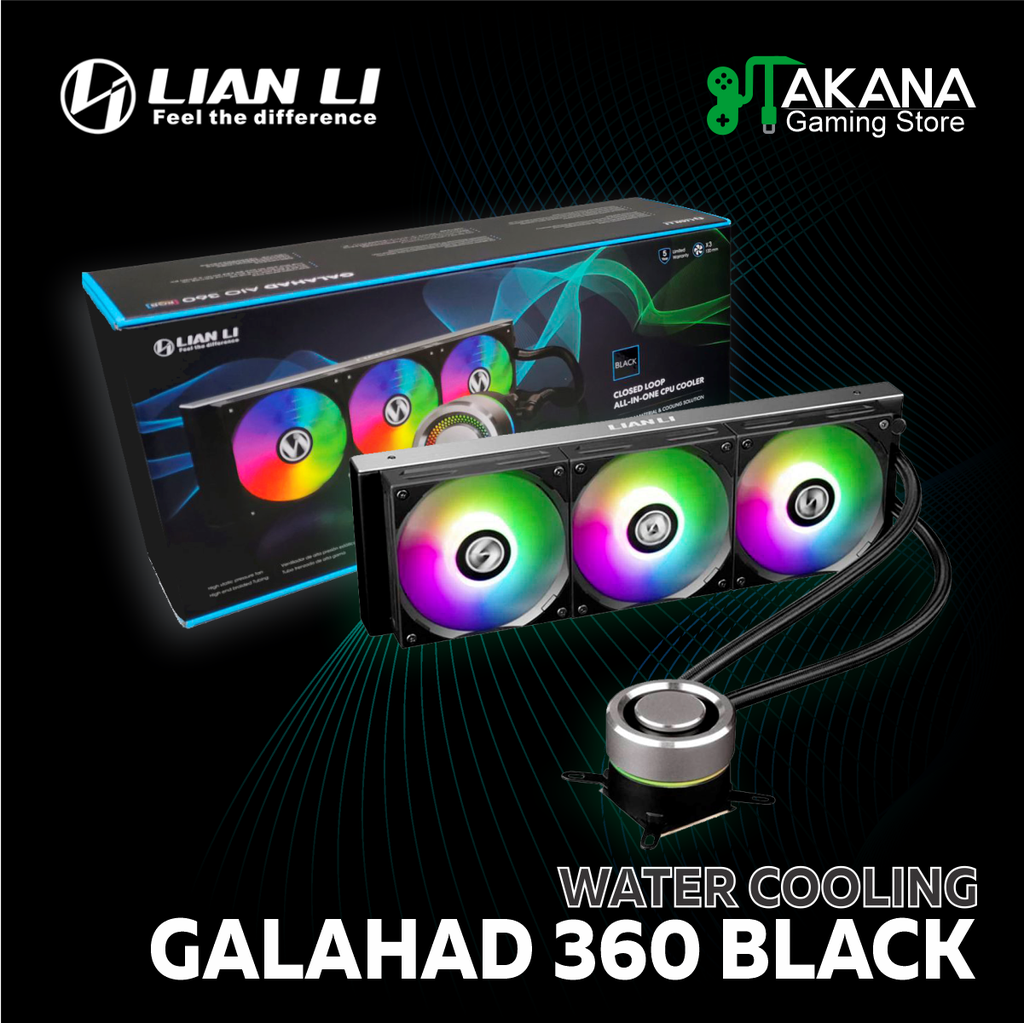 Sistema de Enfriamiento Liquido Lian Li Galahad 360 ARGB Black