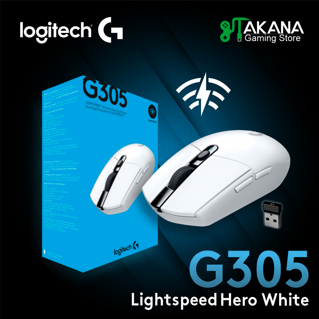 Mouse Logitech G305 LightSpeed Hero White