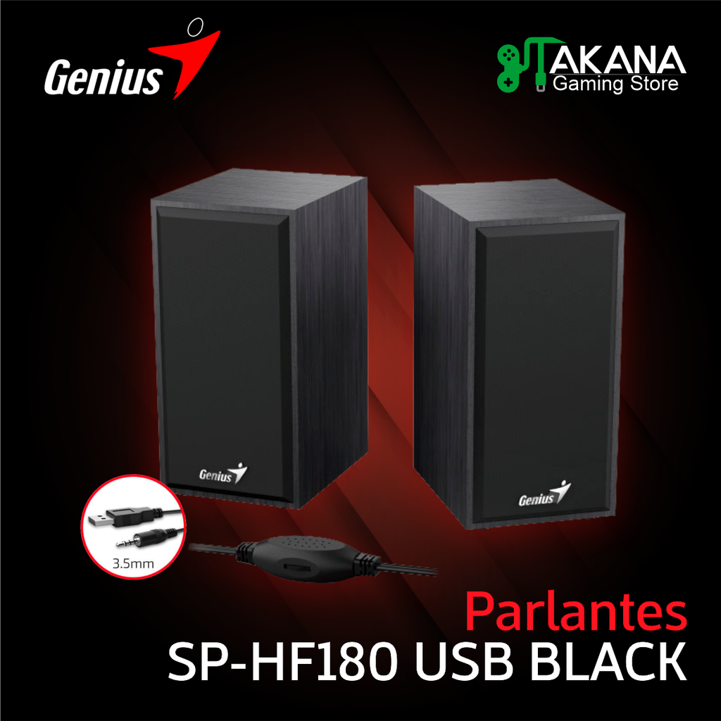 Parlante Genius SP-HF180 USB Black