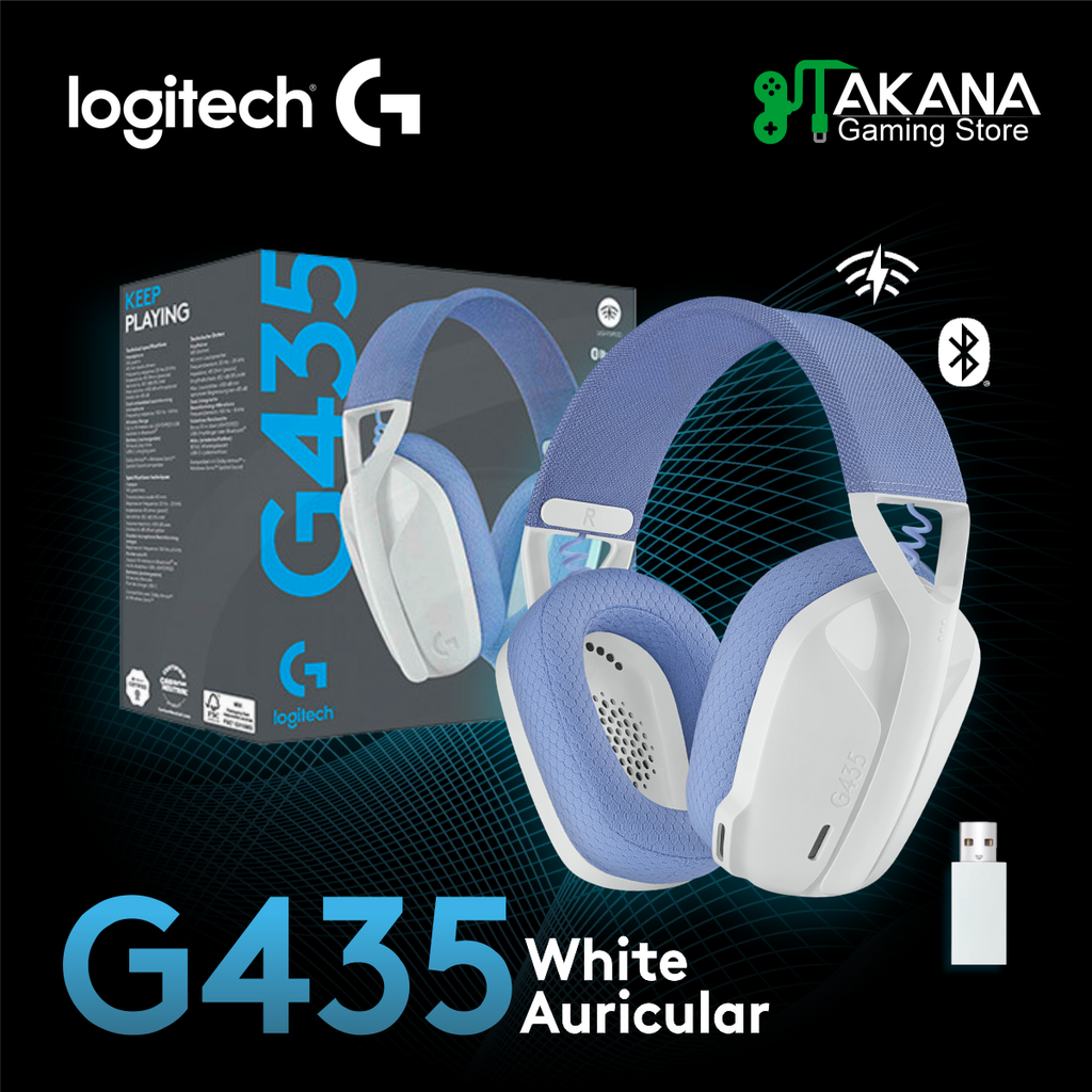 Auricular Logitech G435 Bluetooth White (981- 001073)
