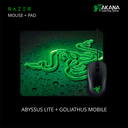 Mouse Razer Abyssus Lite + Pad Mouse Goliathus Mobile