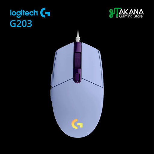 Mouse Logitech G203 Ligthsync Lila