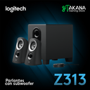 Parlante Logitech Z313 2.1 25W Black (PN: 980-000413)