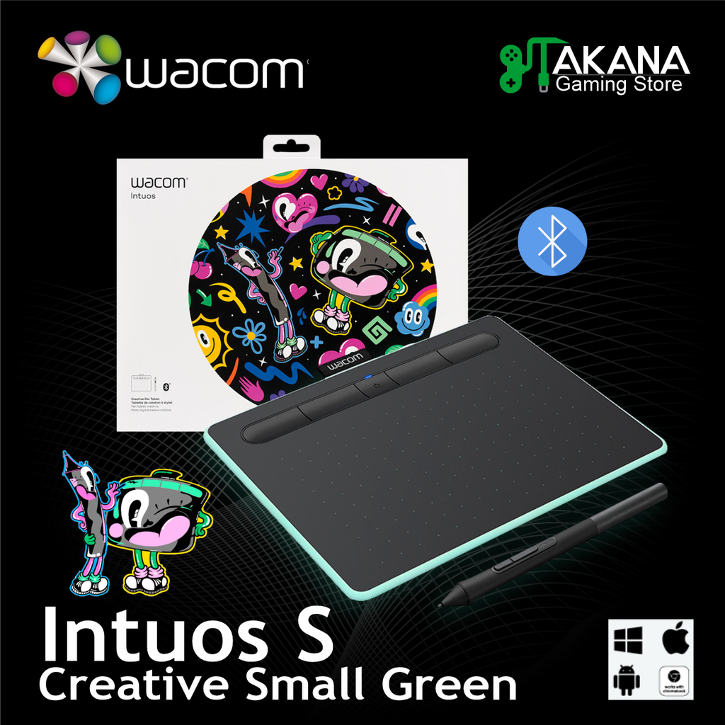 Tableta de Dibujo Wacom Intuos Small Green BT. Mi Tienda Vision