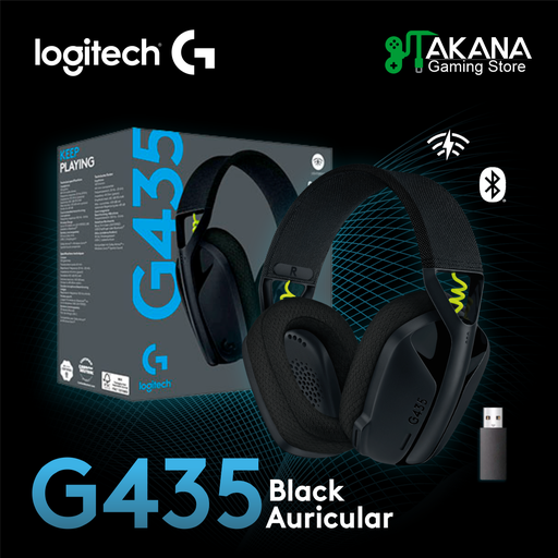 Auricular Logitech G435 Bluetooth Black (981- 001049)
